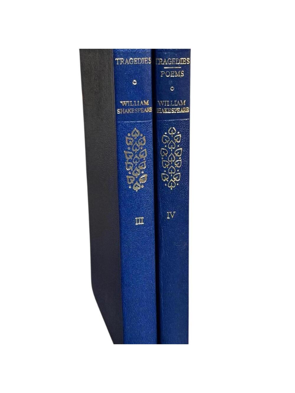Two Vintage 1958 William Shakespeare Books ~ Tragedies & Poems, Collins